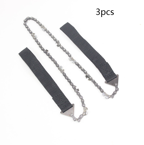 24 inch portable hand chain saw outdoor survival hand saw