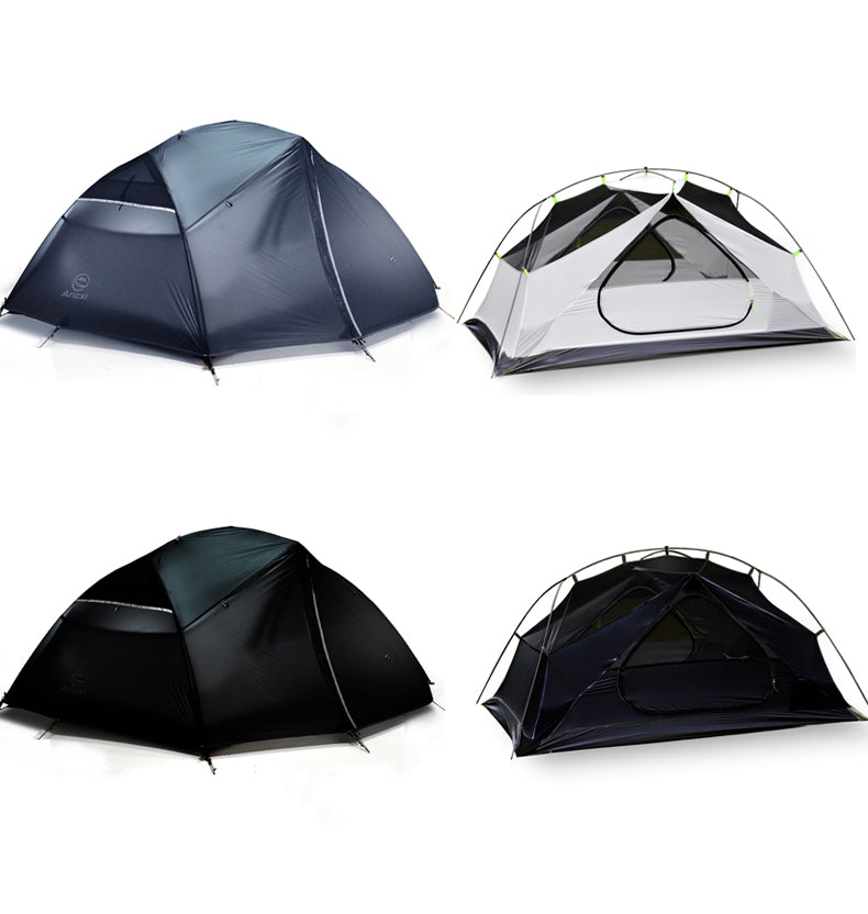 Double Layer Anti-storm Four Seasons Aluminum Pole Tent