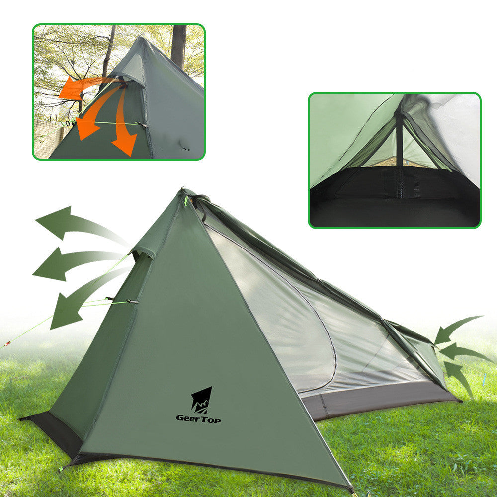 Single Poleless Tent