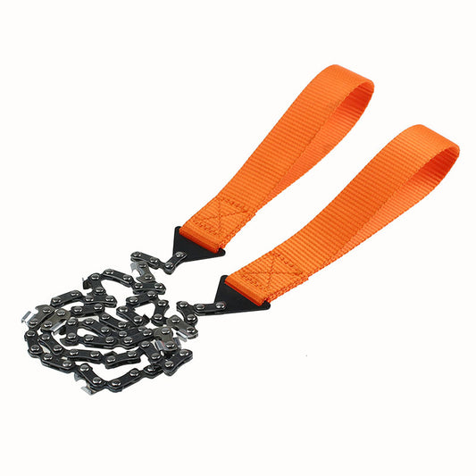 24 inch portable hand chain saw outdoor survival hand saw