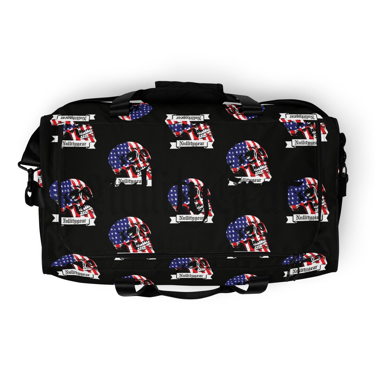 American Flag Skull Duffle bag