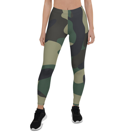 Green Camo Leggings