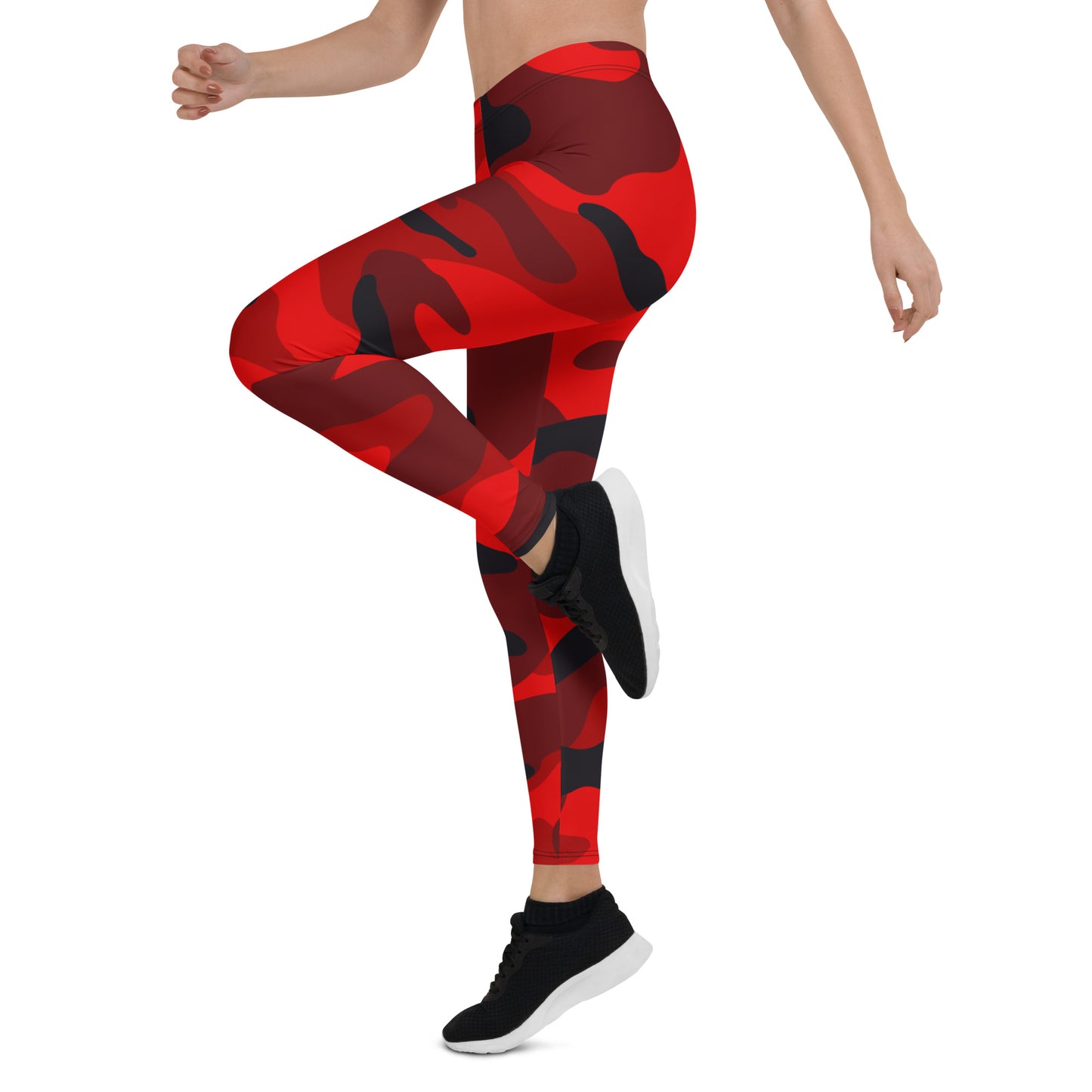 Red Camo Leggings