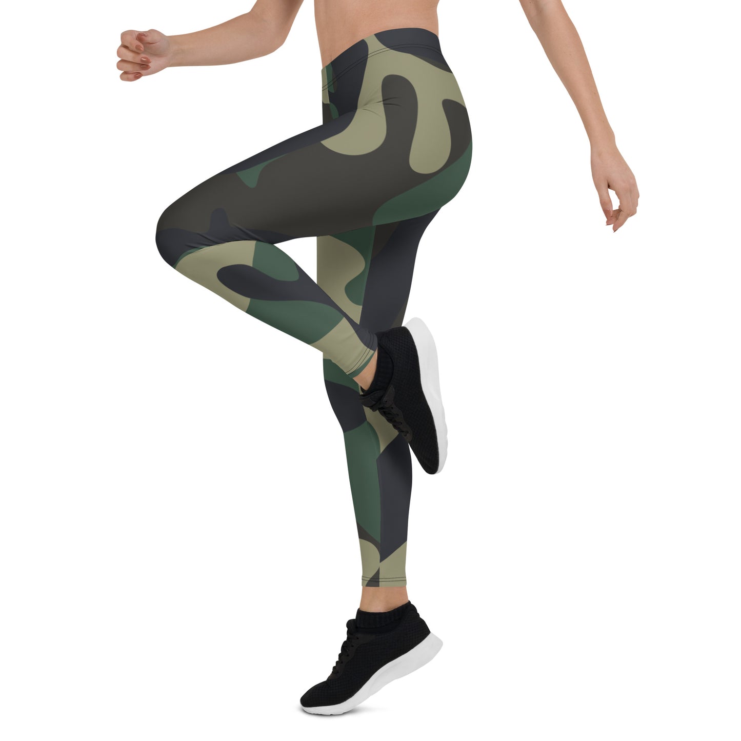 Green Camo Leggings