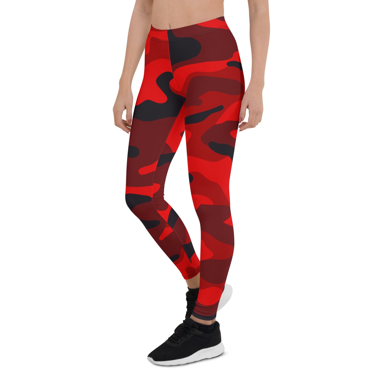 Red Camo Leggings