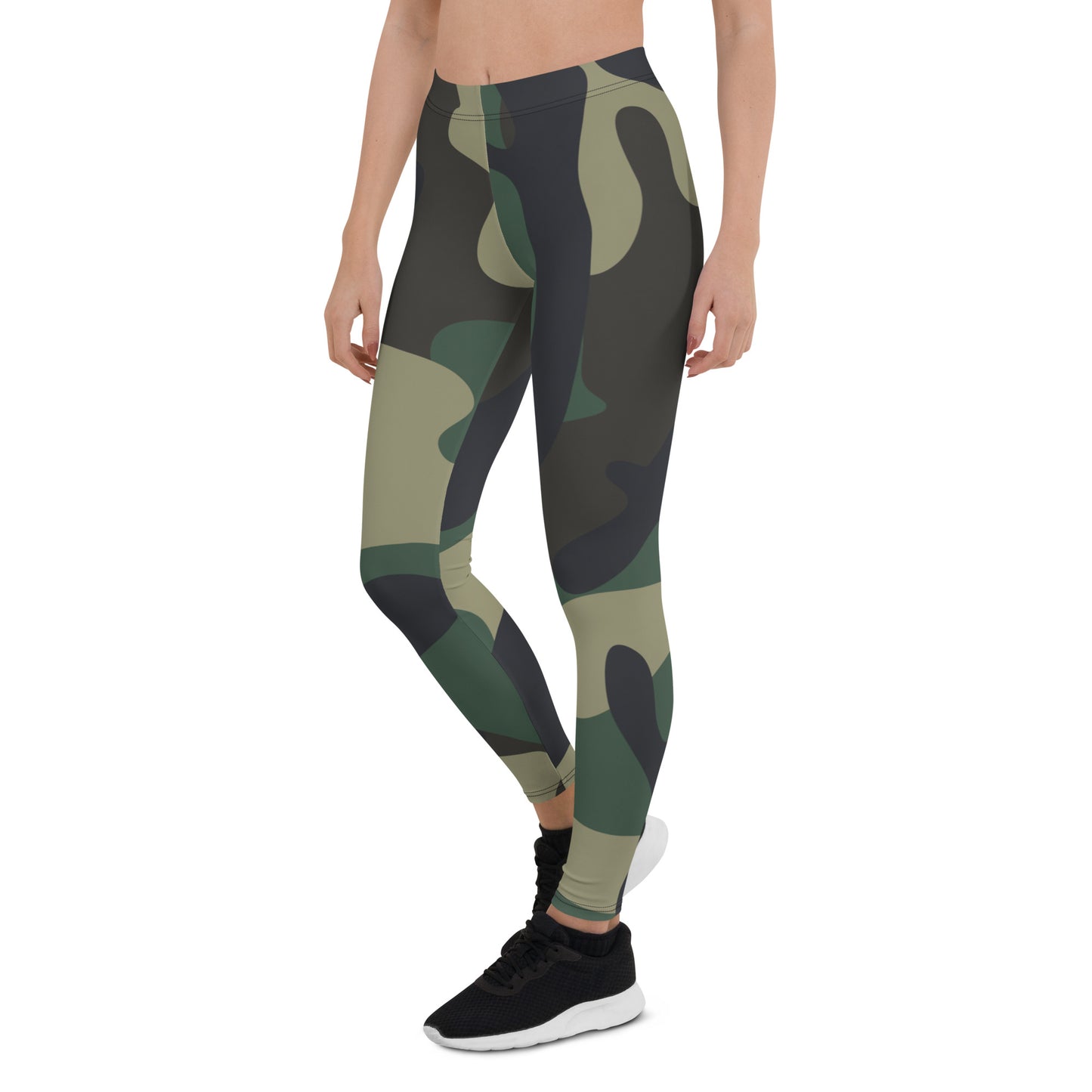 Green Camo Leggings