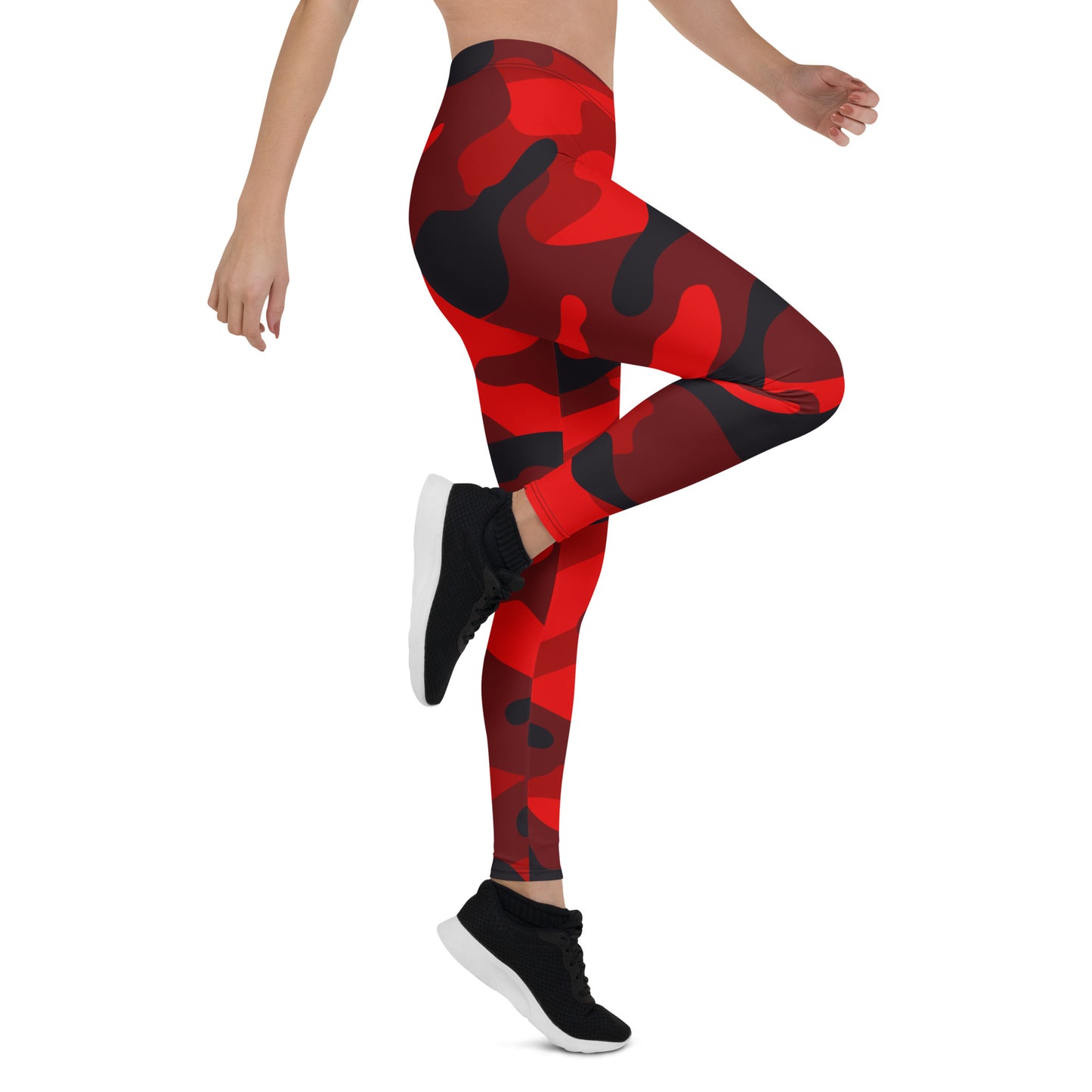 Red Camo Leggings