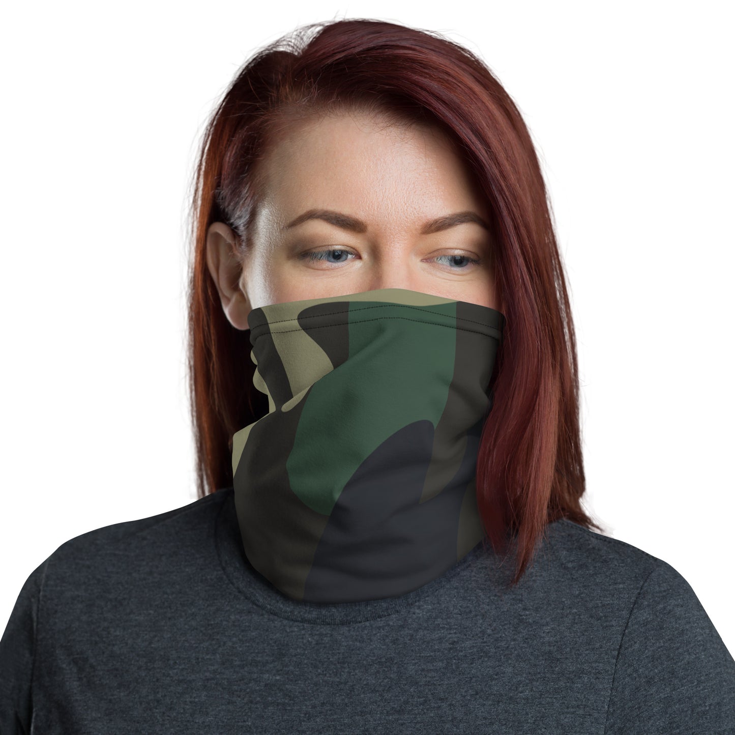 Green Camo Neck Gaiter