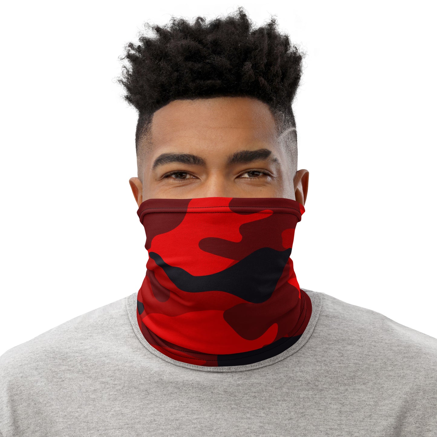 Red Camo Neck Gaiter