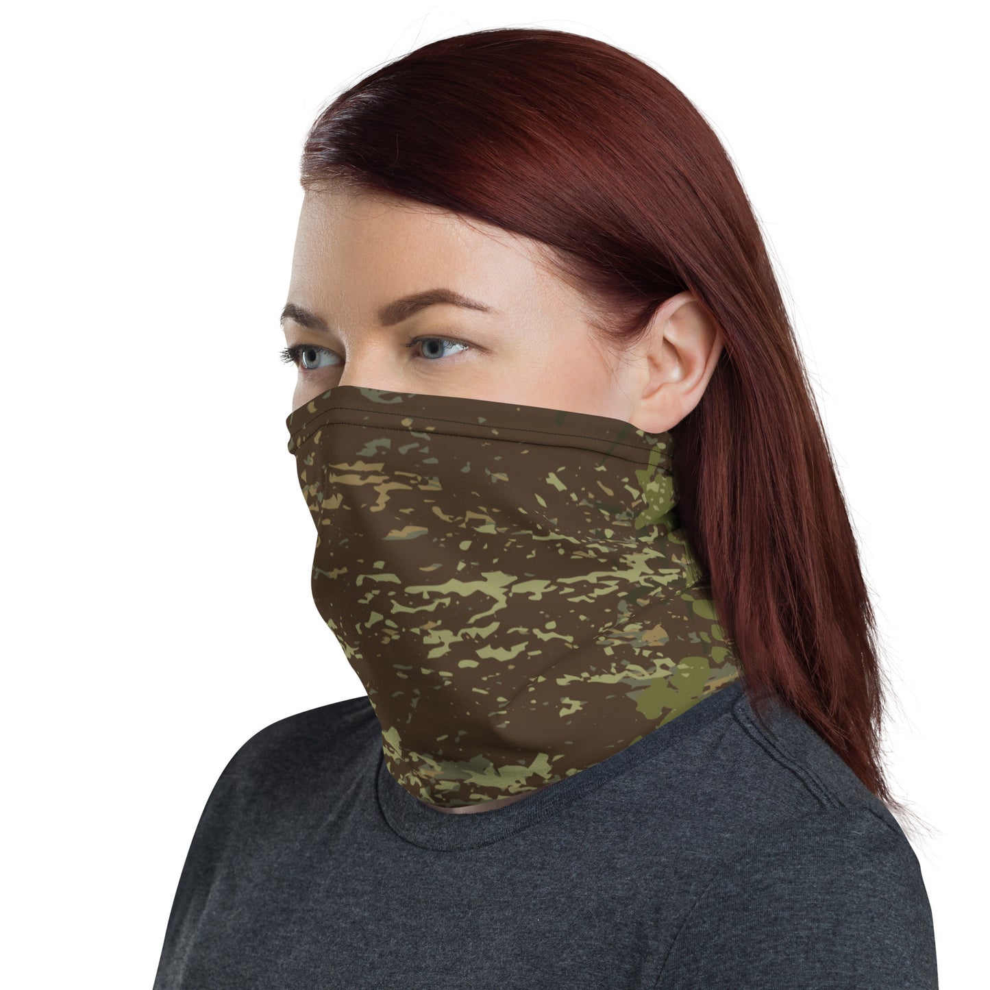 Brown Camo Neck Gaiter