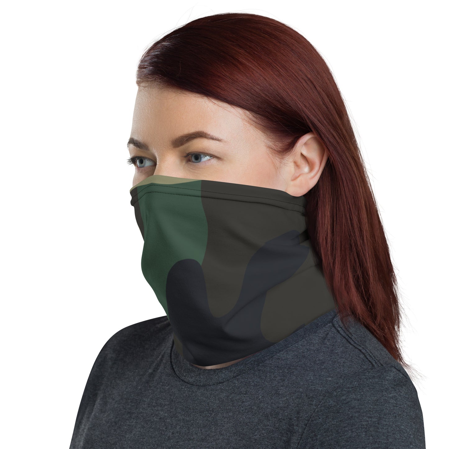 Green Camo Neck Gaiter