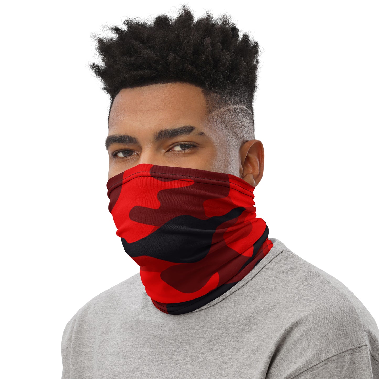 Red Camo Neck Gaiter