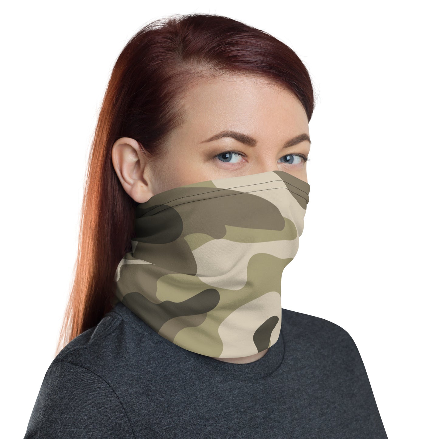 Tan Camo Neck Gaiter