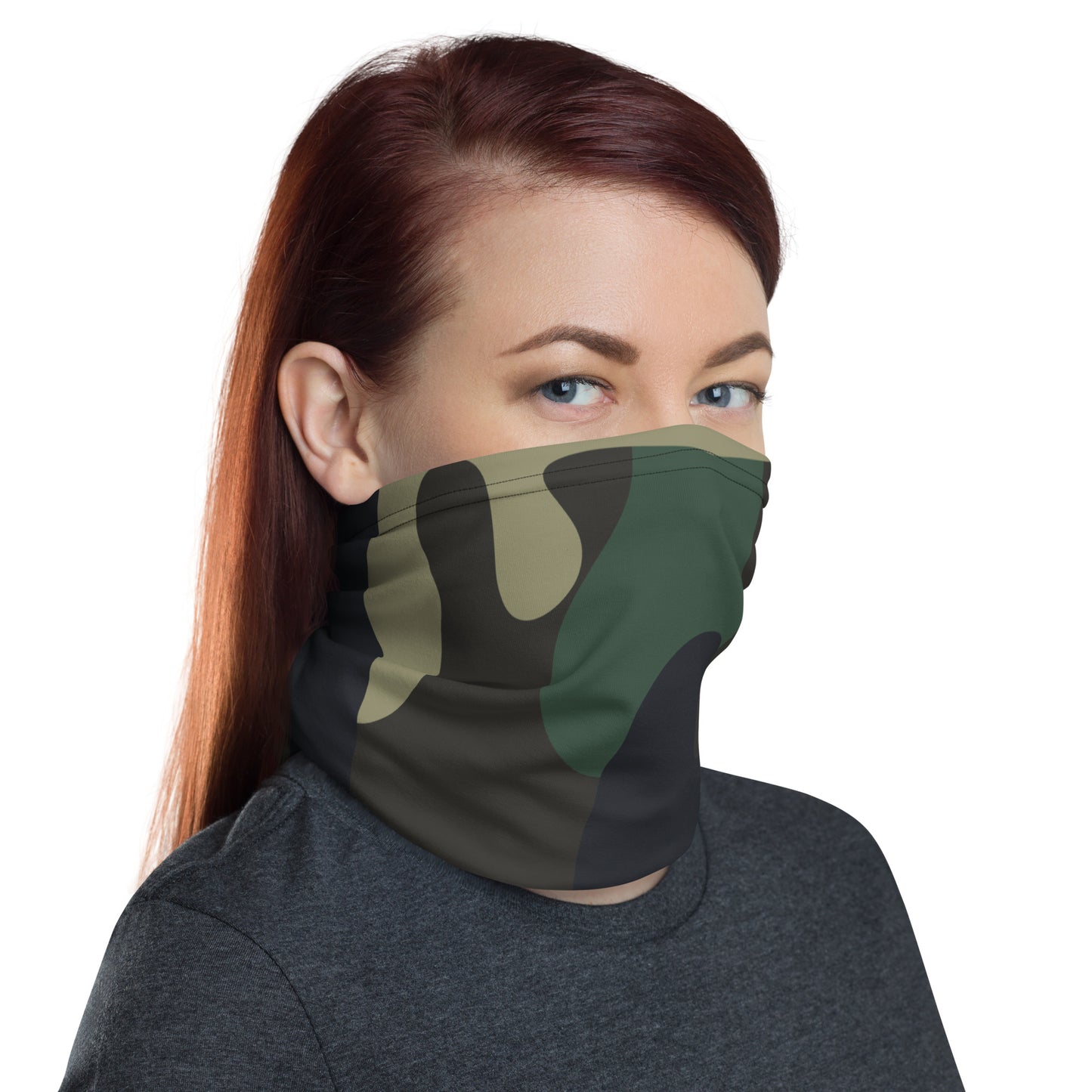 Green Camo Neck Gaiter