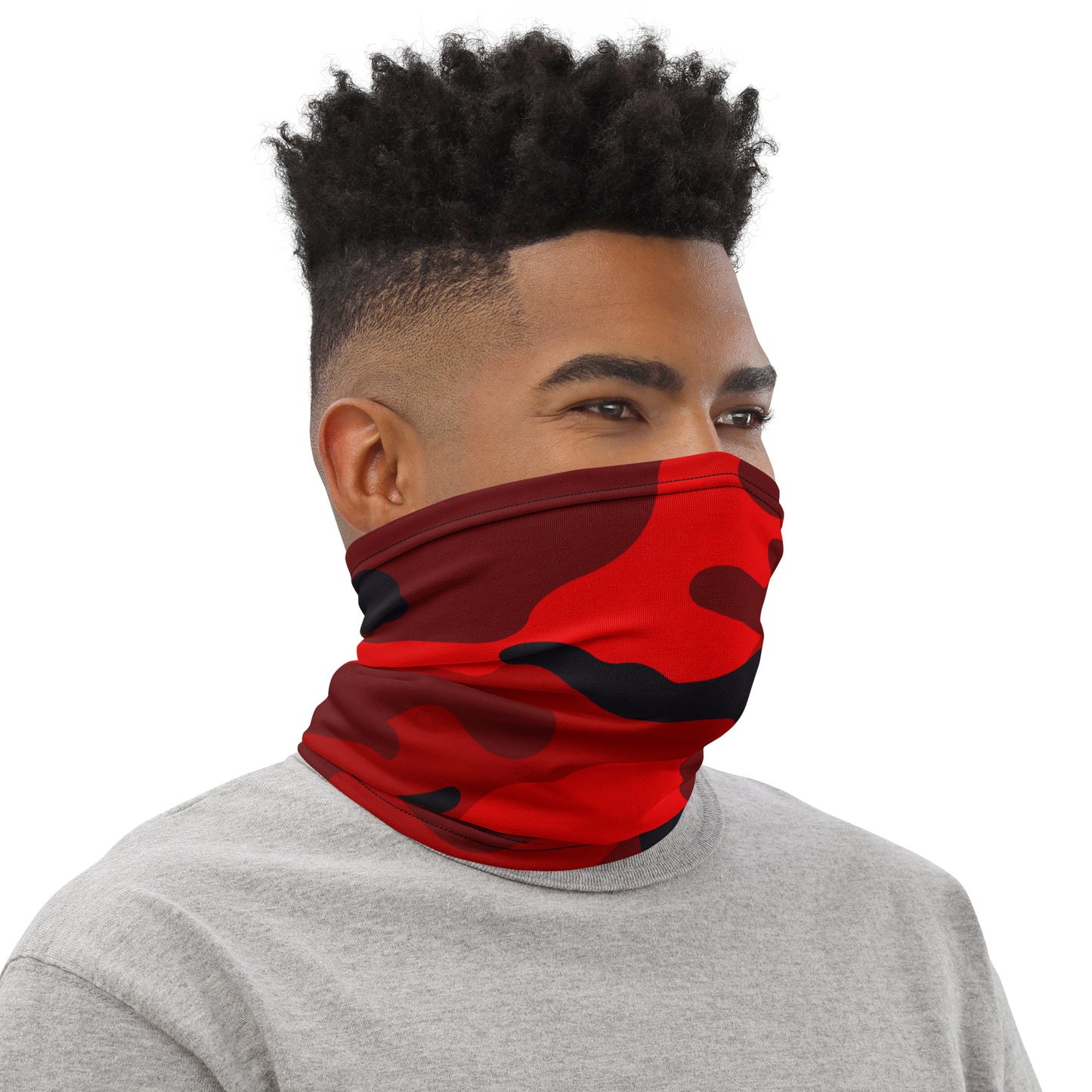 Red Camo Neck Gaiter