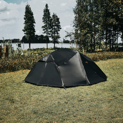 Double Layer Anti-storm Four Seasons Aluminum Pole Tent