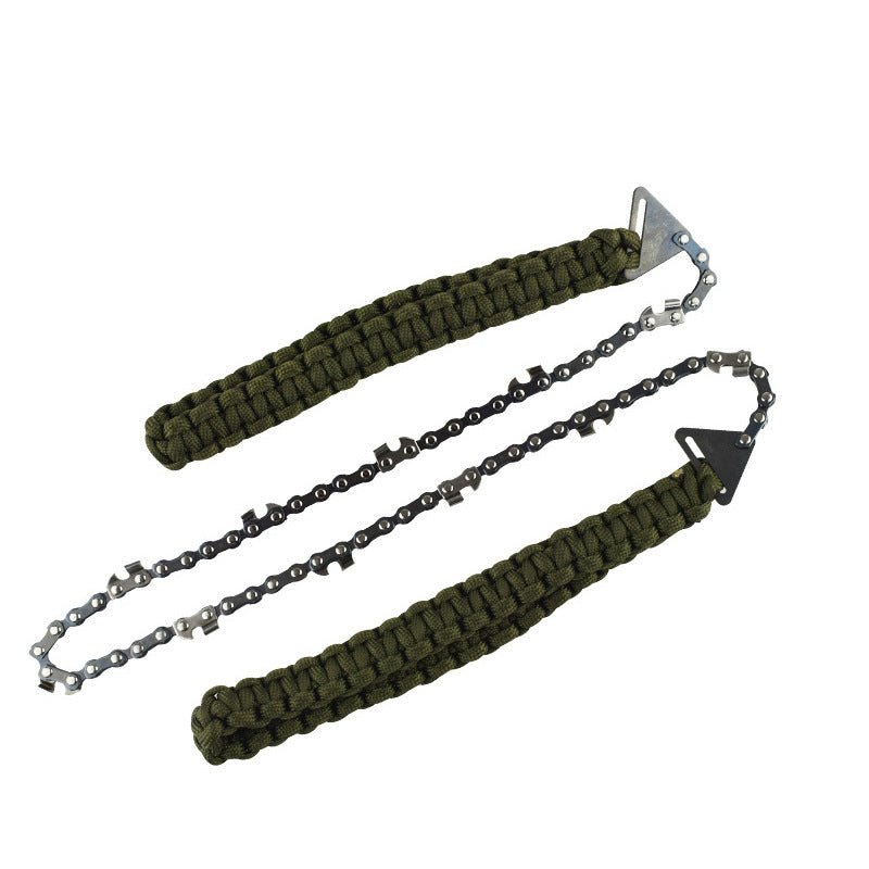 24 inch portable hand chain saw outdoor survival hand saw