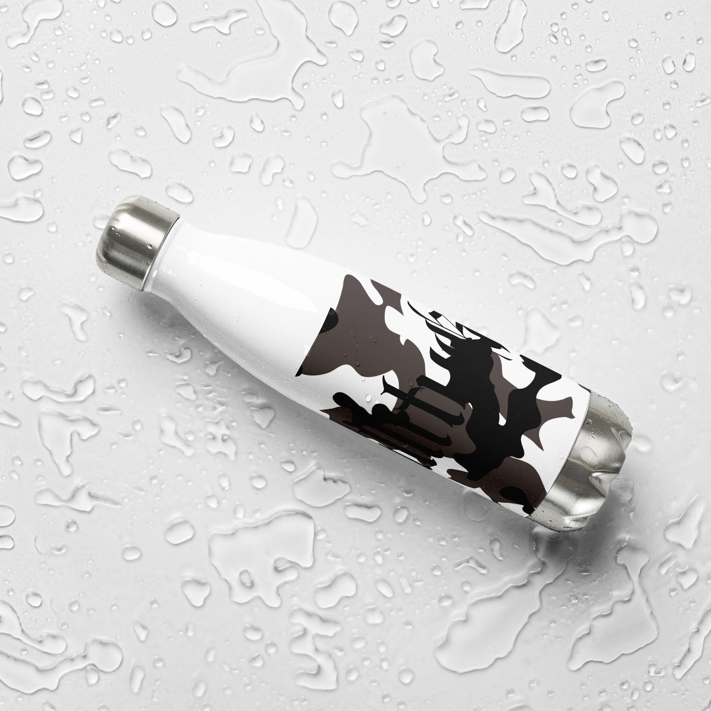 Snow Camo Stainless steel water bottle