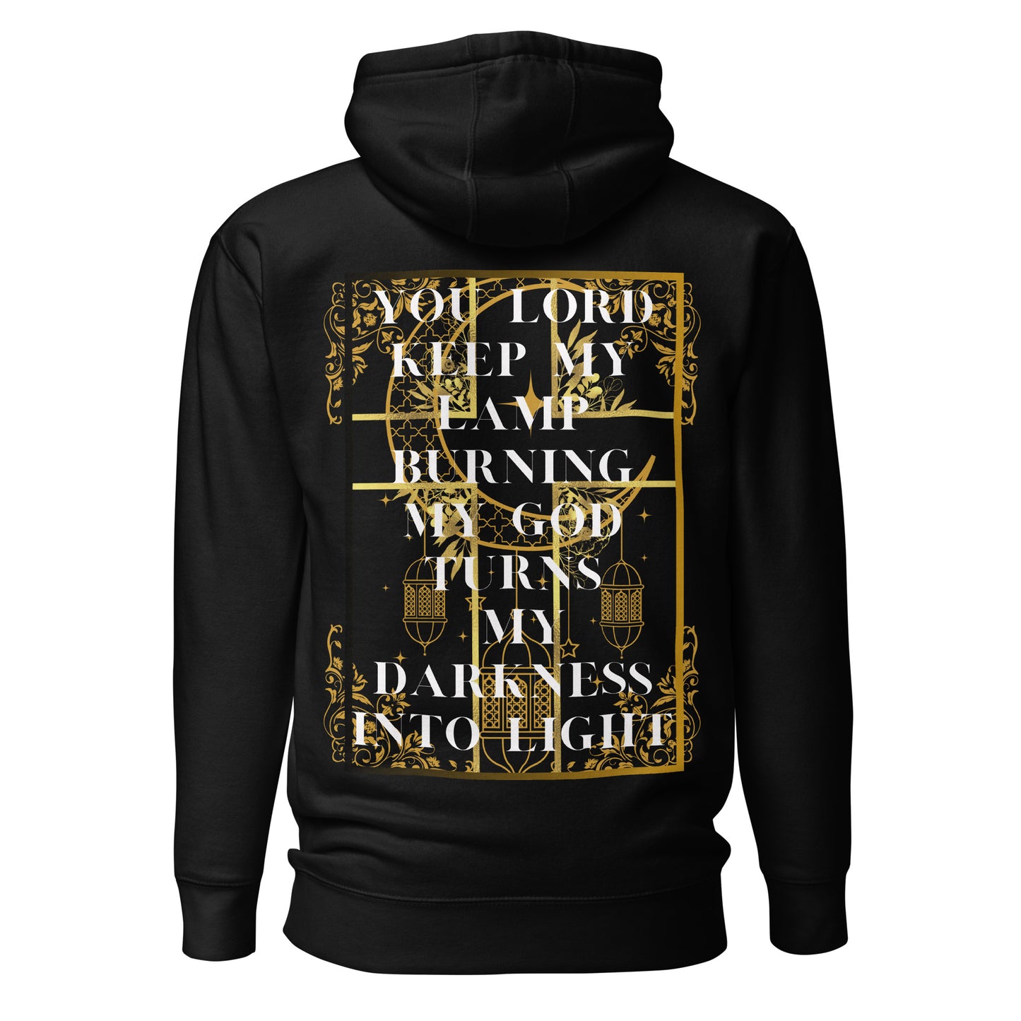 Psalm 18:28 Pull Over Hoodie