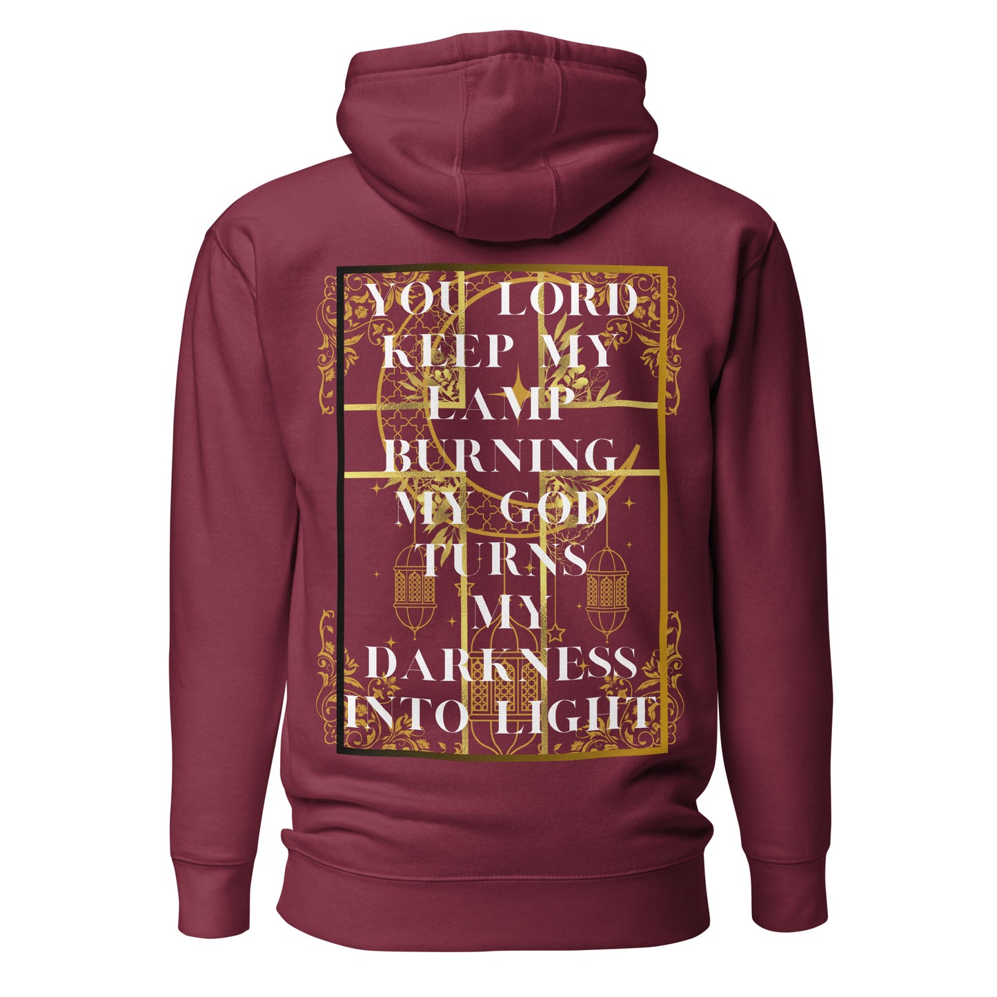 Psalm 18:28 Pull Over Hoodie