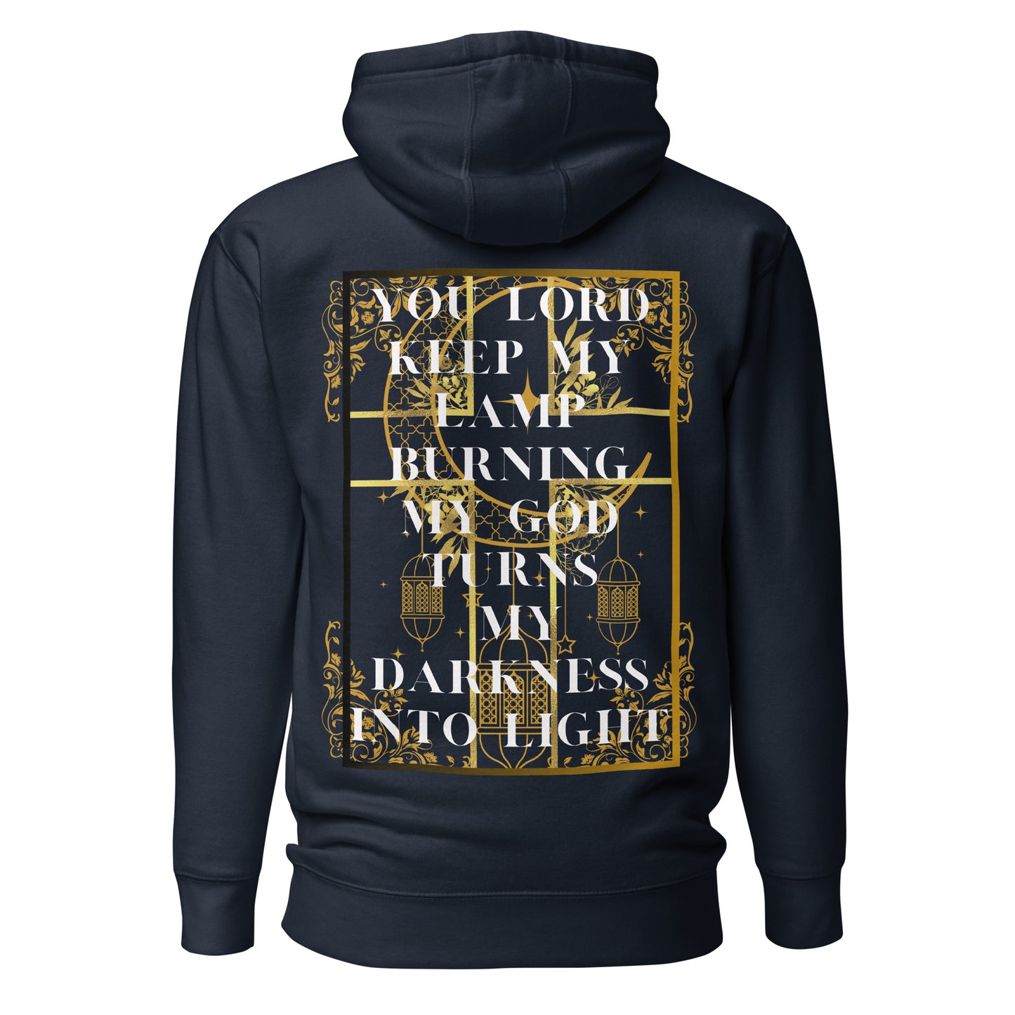 Psalm 18:28 Pull Over Hoodie